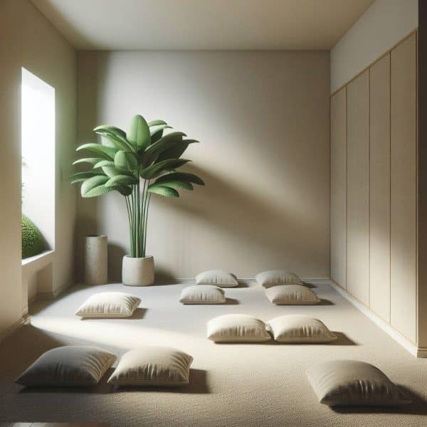 Crafting Peace: Master the Art of a Minimalist Meditation Corner