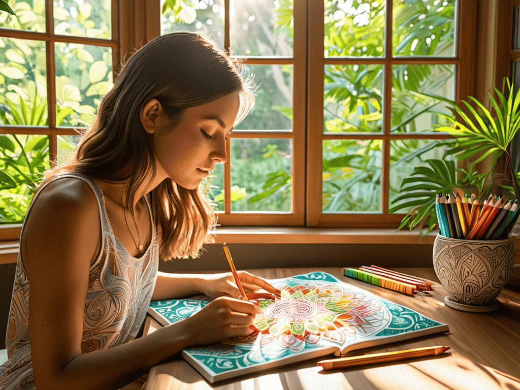 Unlocking Adult Coloring Benefits through art