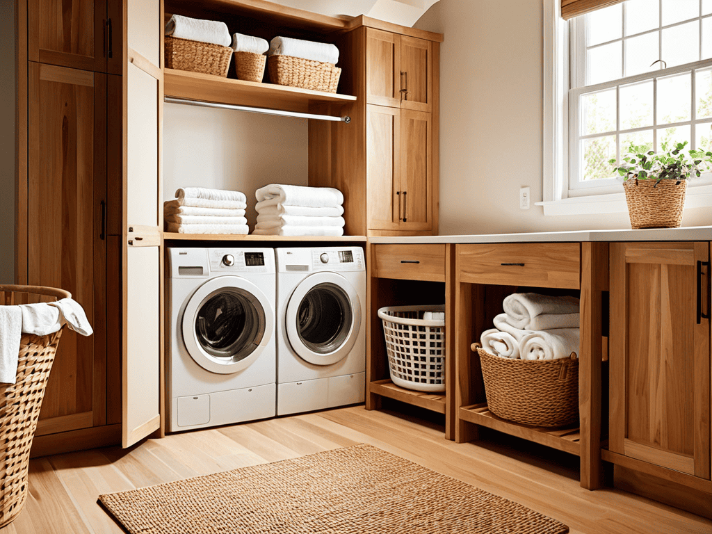 Laundry room DIY pedestal efficiency tips