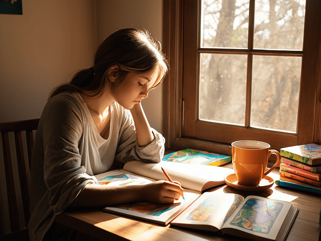 Nurturing Serenity adult coloring benefits