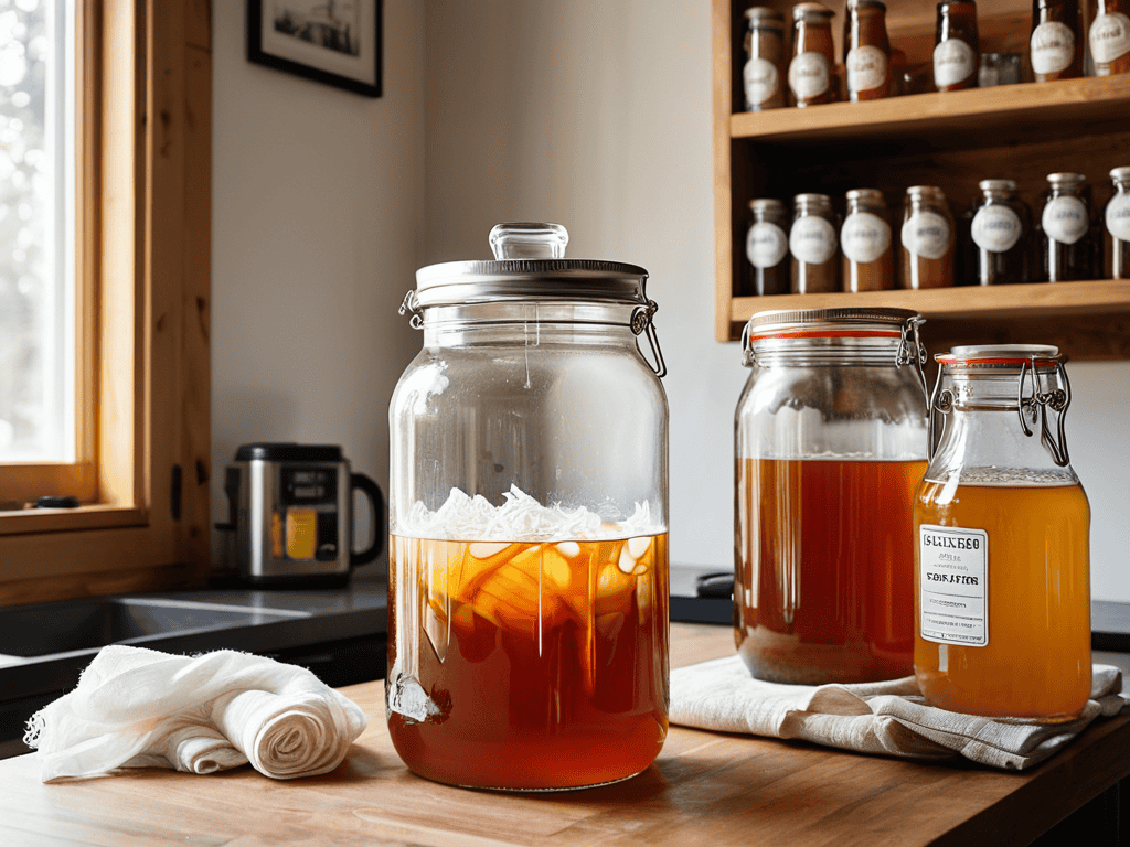 Brewing kombucha safely