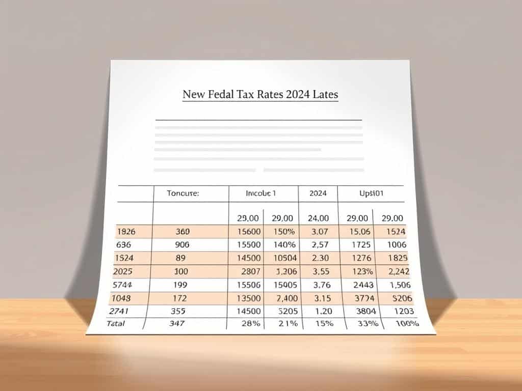 federal tax rates 2024