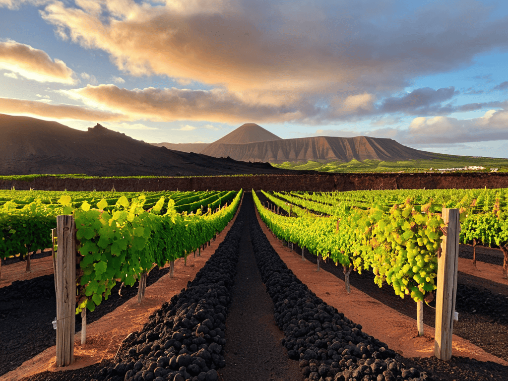Lanzarote Volcanic Vineyards landscape