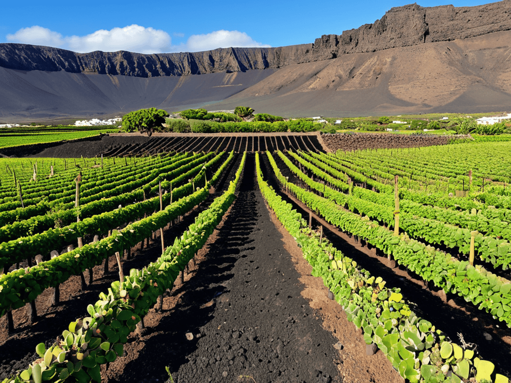 Lanzarote Volcanic Vineyards landscape