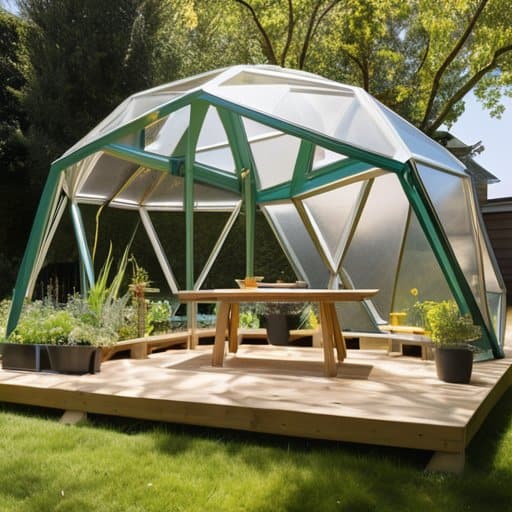 Wrapping It All Up: Geodesic dome greenhouse