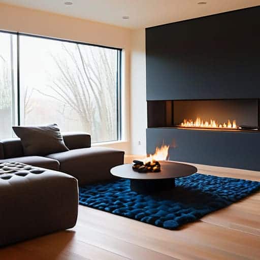 Sleek Warmth: Mastering Zero-clearance Fireplace Integration