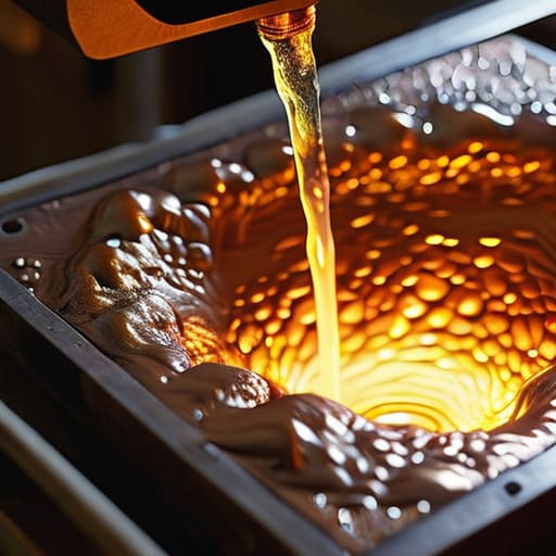 The Golden Void: Lost-wax Degassing Techniques